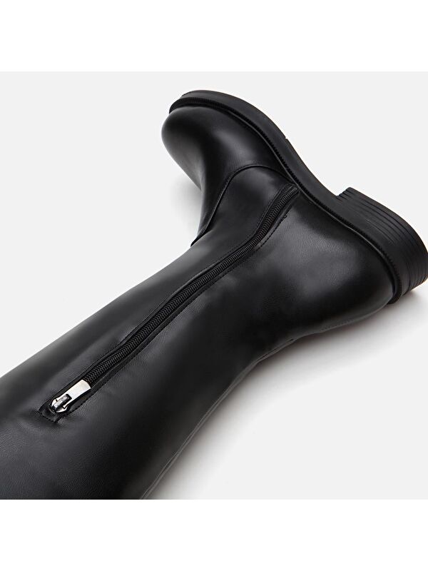 Siyah Kadın Çizme - Görsel 8