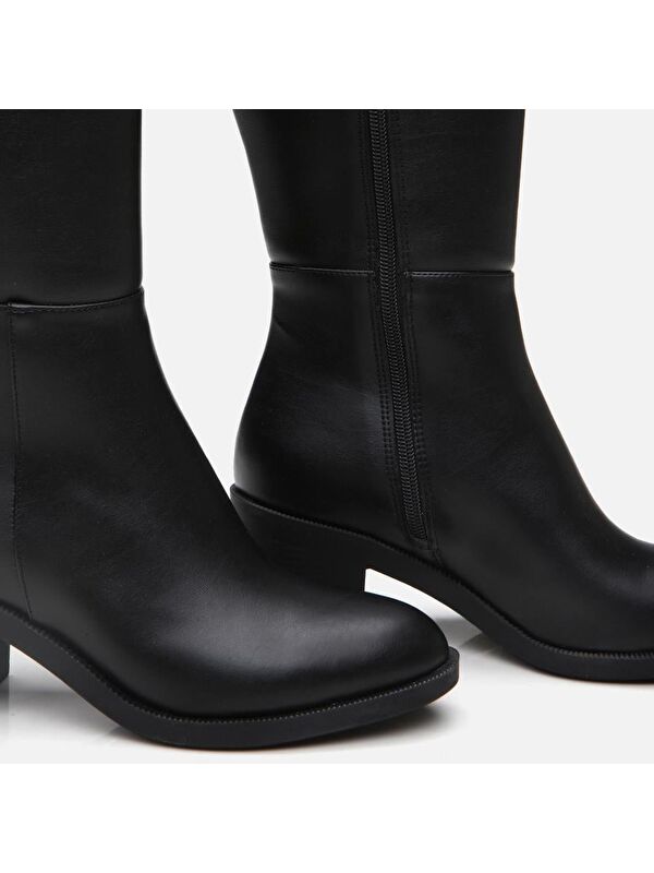 Siyah Kadın Çizme - Görsel 4