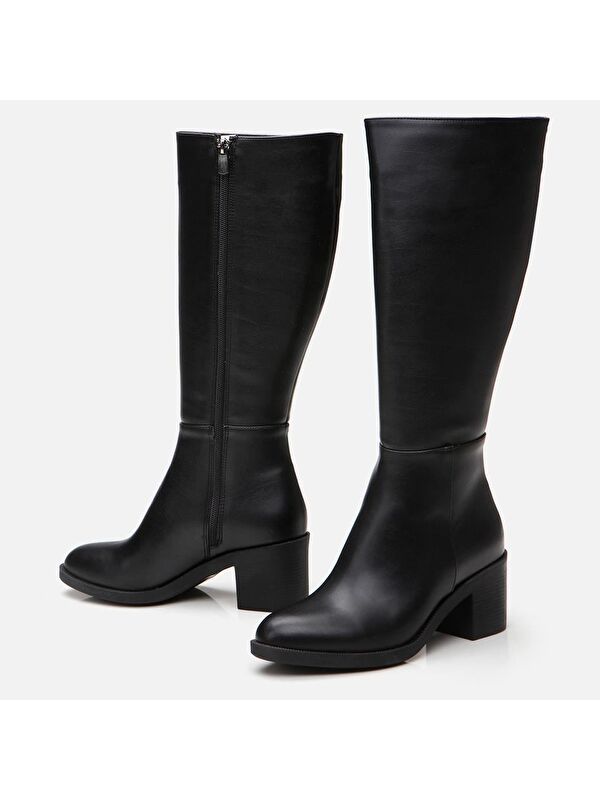 Siyah Kadın Çizme - Görsel 5