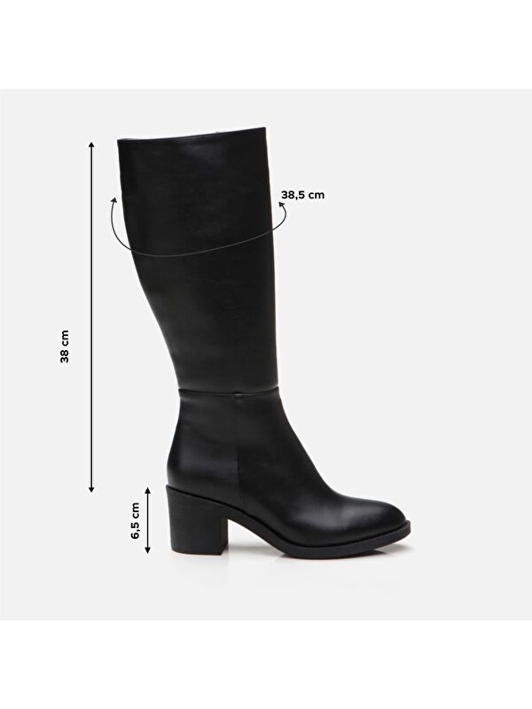 Siyah Kadın Çizme - Görsel 10