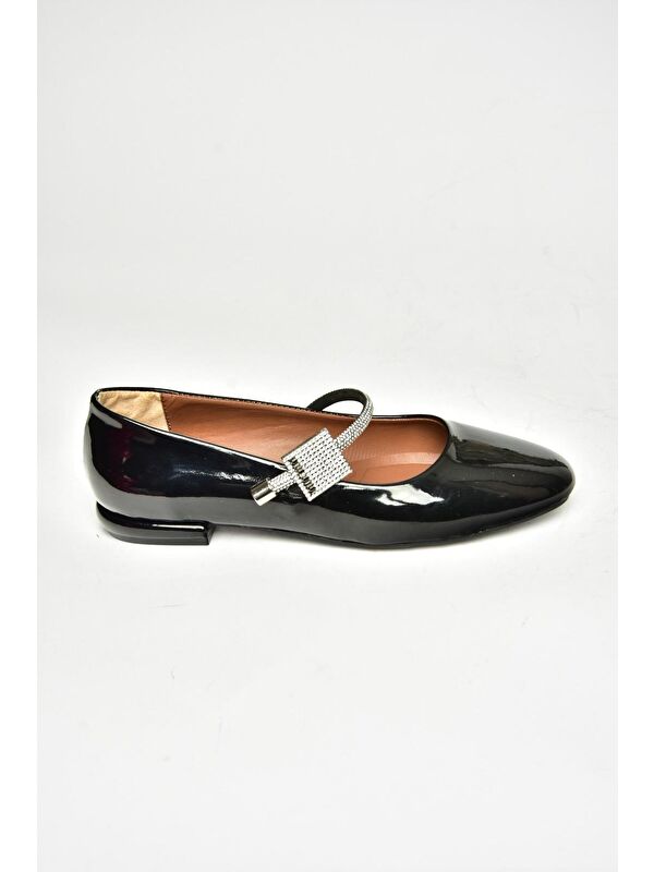 Fox Shoes T8201902 Siyah Kadın Babet