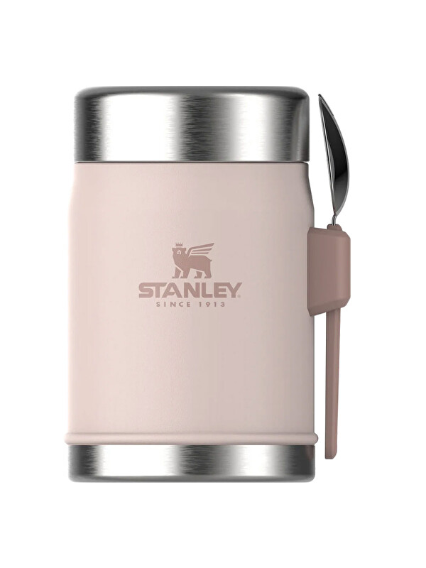 Stanley Classic Legendary Kaşıklı Yemek Termosu | 0.4L Rose Quartz
