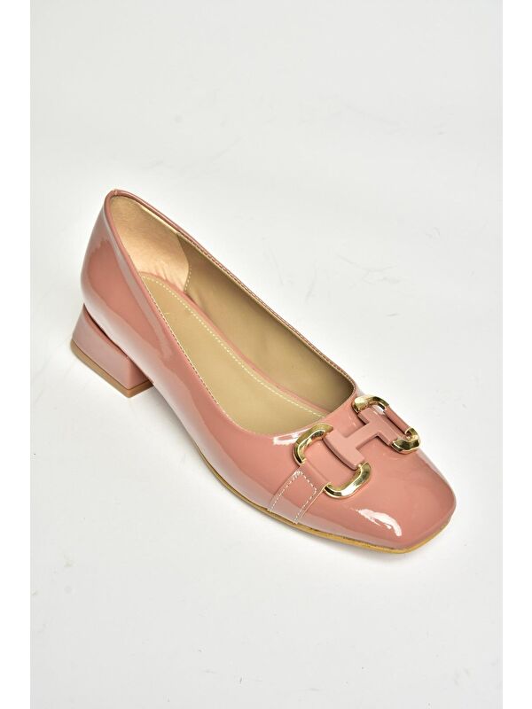 T5901228 Pudra Kadın Topuklu Ayakkabı - Görsel 7