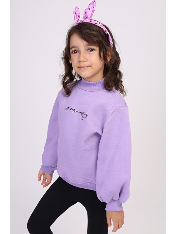 Toontoykids Kız Çocuk Baskılı Sweatshirt