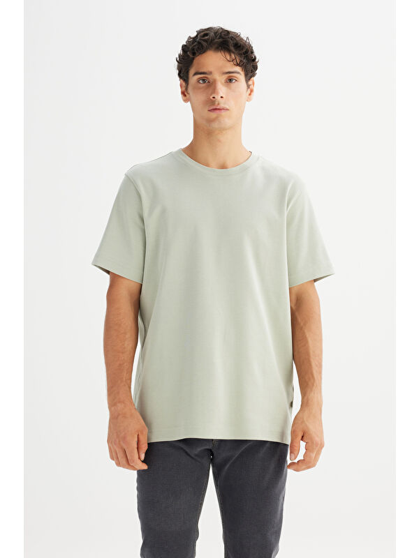 Lee %100 Pamuk Regular Fit Bisiklet Yaka Basic Tişört