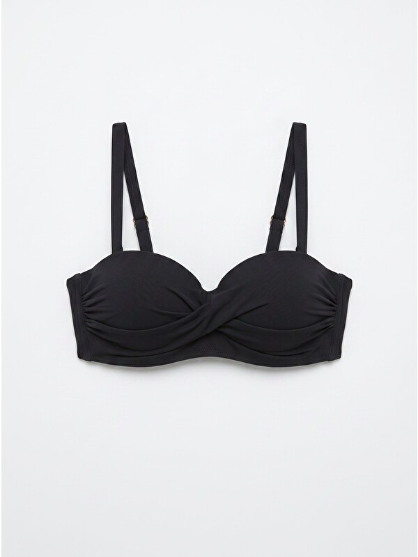 LOYA Siyah Beauty From Straplez Tek Üst Bikini