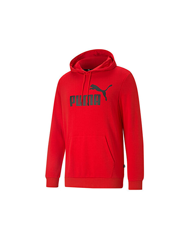 Puma Ess Big Logo Hoodie Tr Erkek Günlük Sweatshirts 58668811 Kırmızı