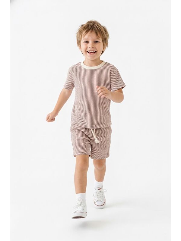 Miababy Bürümcük Şort Tişört 2li Takım