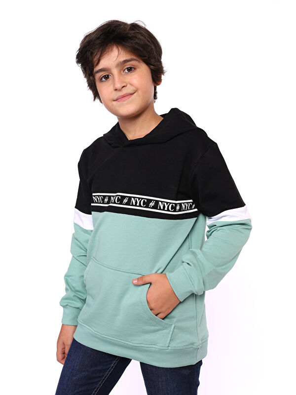 Toontoykids Erkek Çocuk Baskılı Sweatshirt
