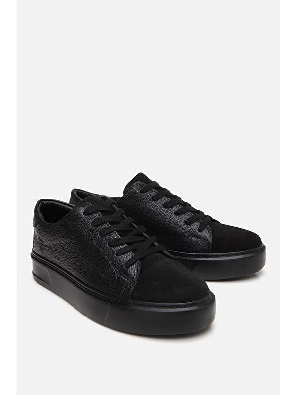 Yaya By Hotiç Siyah Yaya By Hotiç Yaya By Erkek Deri Hafif Tabanlı Spor Ayakkabı