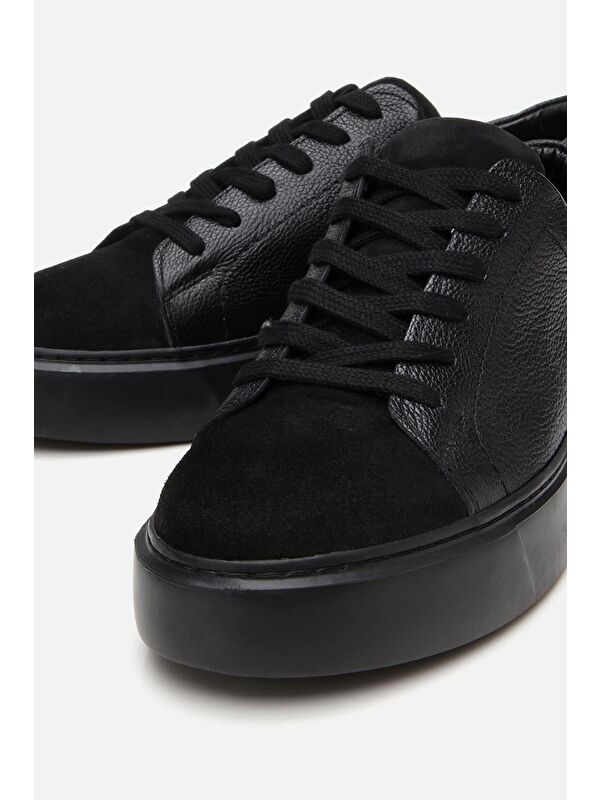 Yaya By Hotiç Siyah Yaya By Hotiç Yaya By Erkek Deri Hafif Tabanlı Spor Ayakkabı