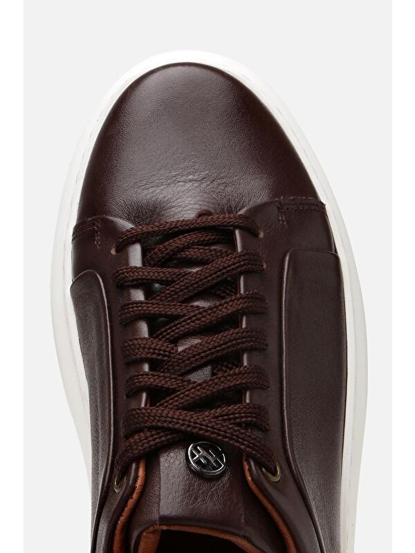 Erkek Deri Kahverengi Hafif Tabanlı Spor Ayakkabı - Görsel 5