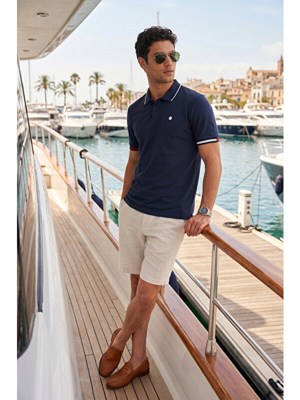 Buratti Pamuklu Regular Fit Düğmeli Polo T Shirt 5904066
