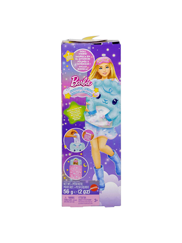 BARBIE Barbie Sleepover Reveal Sürpriz Pijama Partisi JMR88