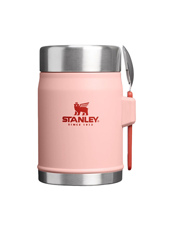 Stanley Classic Legendary Kaşıklı Yemek Termosu | 0.4L Peach Rose