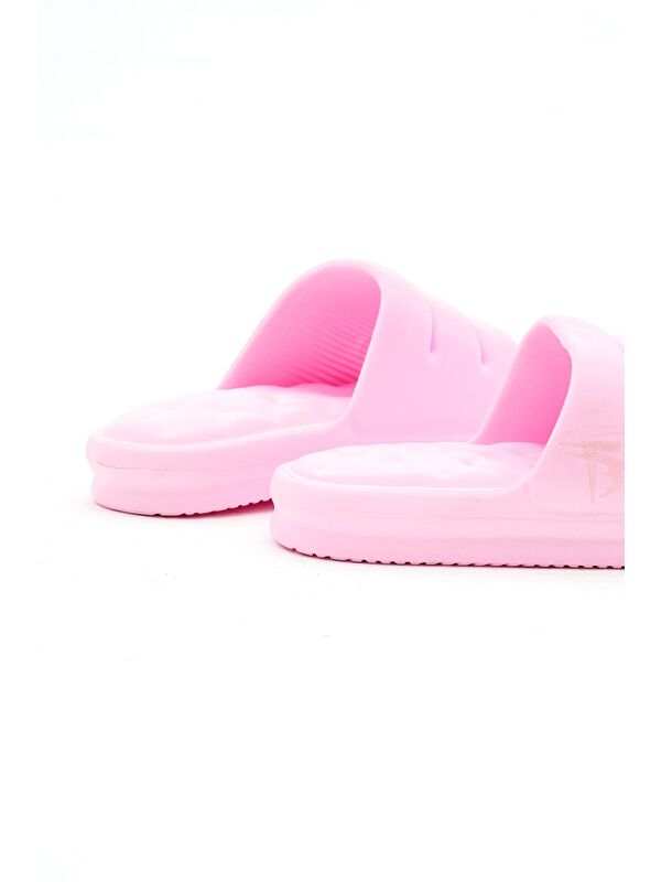 Kadın Pembe Rahat Kalıp Dilimli Model Önü Açık Eva Terlik - Görsel 6