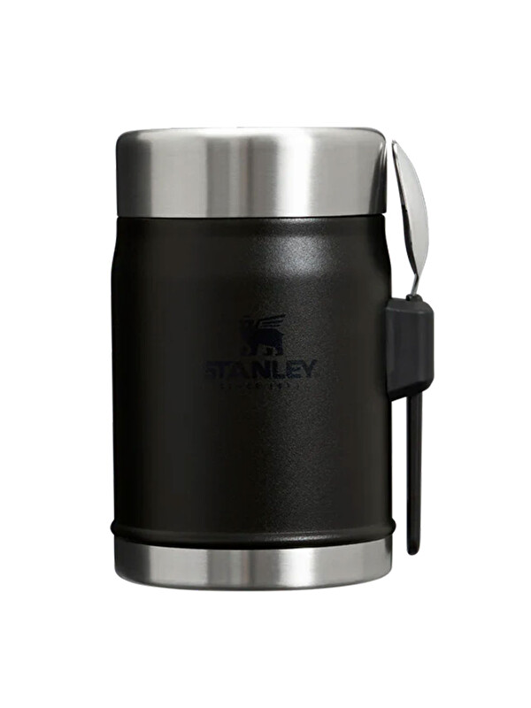 Stanley Classic Legendary Kaşıklı Yemek Termosu | 0.4L Black 2.0