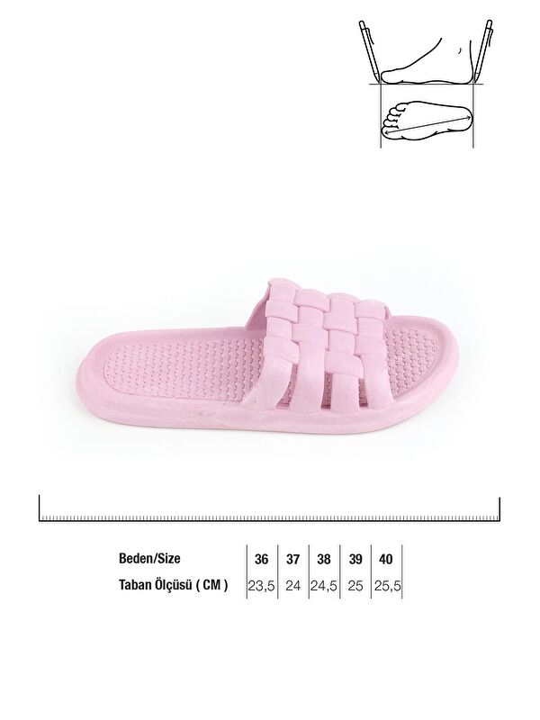 Yazlık Kaydırmaz Taban Kadın Terlik - Görsel 3