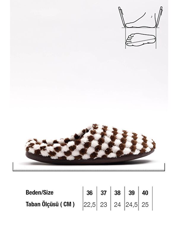 Kışlık Gondol Kadın Ev Terlik - Görsel 3