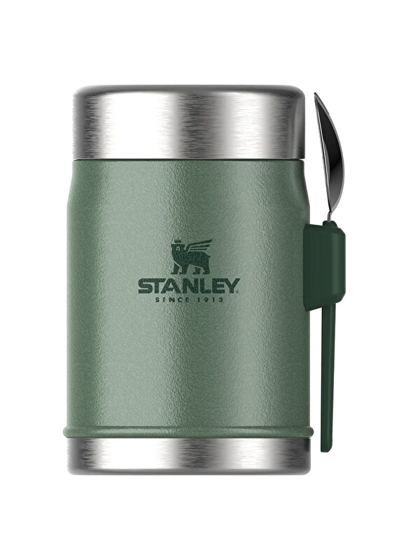 Stanley Classic Legendary Kaşıklı Yemek Termosu | 0.4L Hammertone Green