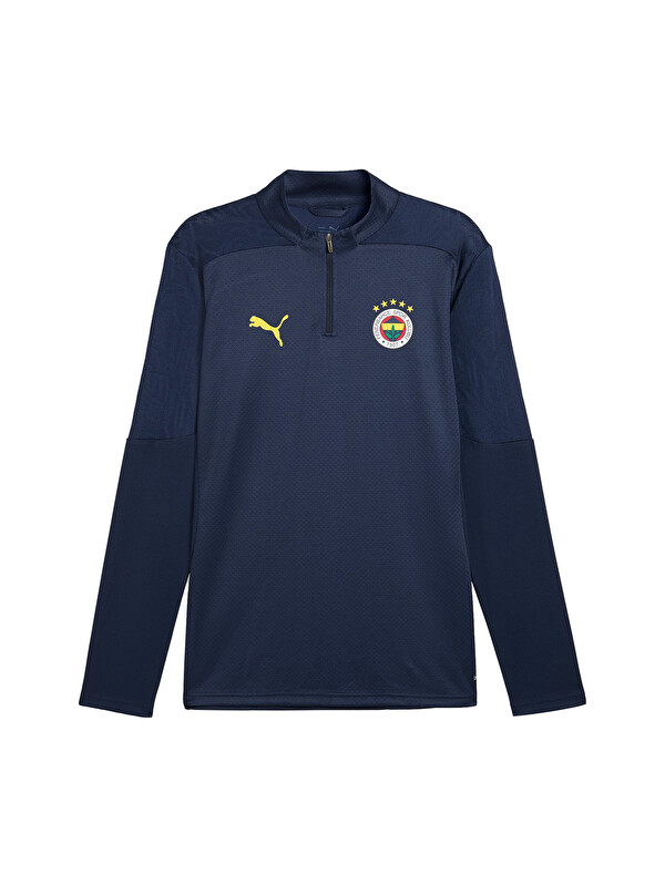 Puma Fenerbahçe Training 1/4 Zip Top Erkek Lacivert Tişört