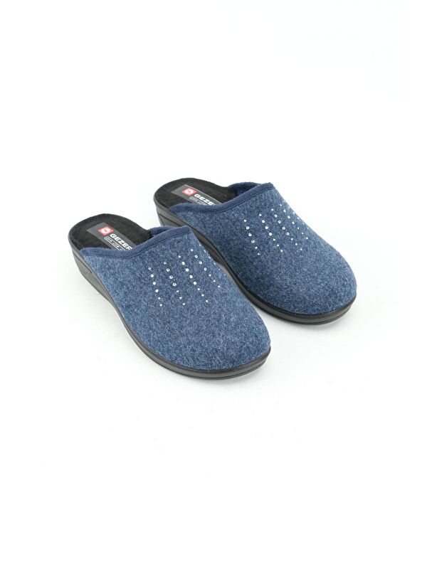 Gezer Mavi Gezer Kışlık Ev Kadın Bahçe Terliği