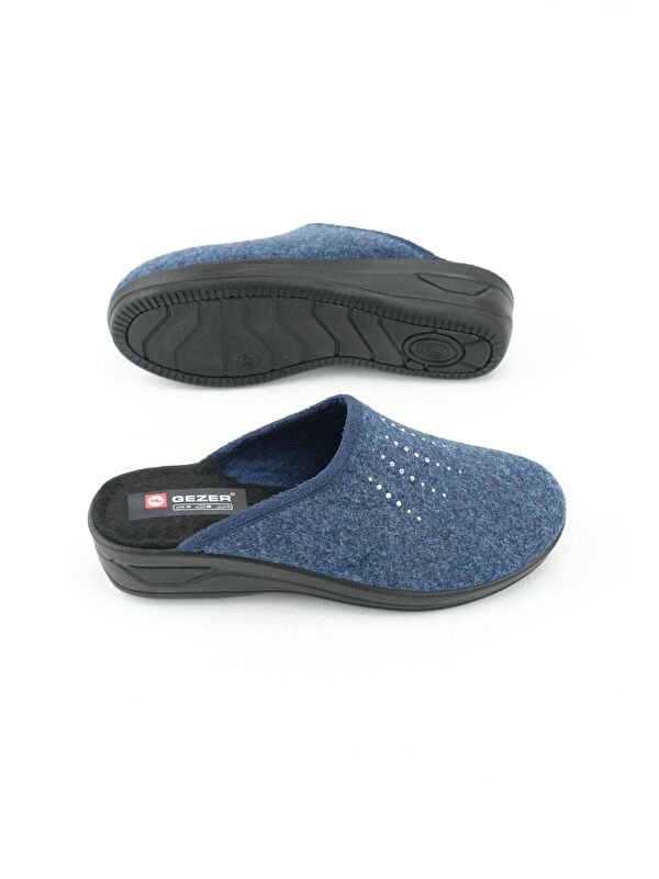 Gezer Mavi Gezer Kışlık Ev Kadın Bahçe Terliği