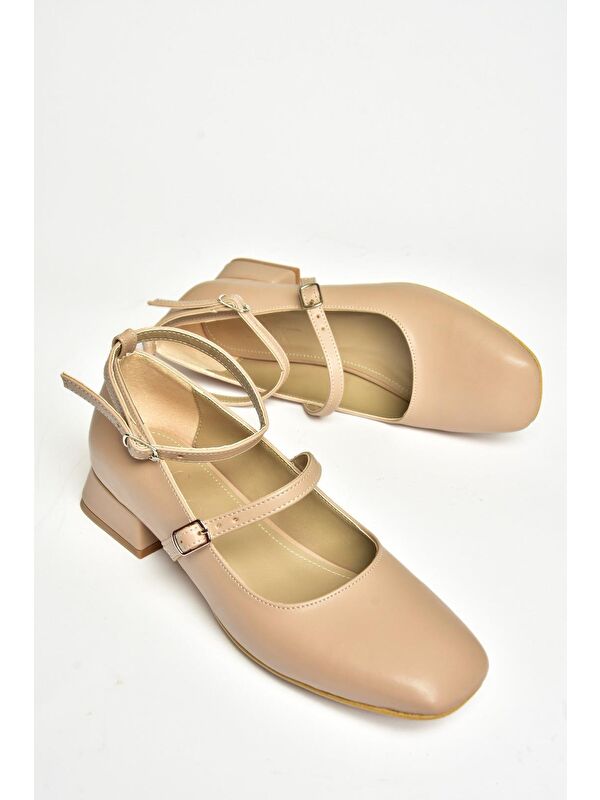 T5901326 Ten Kadın Topuklu Ayakkabı - Görsel 3