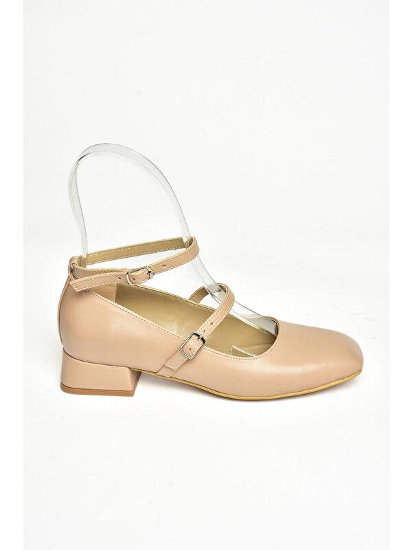 T5901326 Ten Kadın Topuklu Ayakkabı - Görsel 4