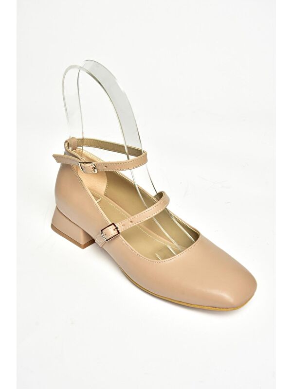 T5901326 Ten Kadın Topuklu Ayakkabı - Görsel 5