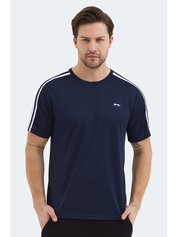 SLAZENGER REWIND Erkek  Lacivert Tişört