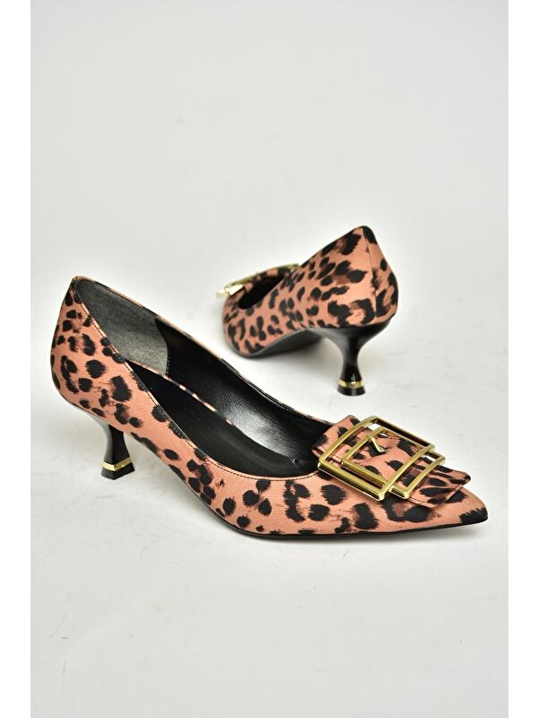 Taba Kadın Topuklu Ayakkabı - Görsel 4