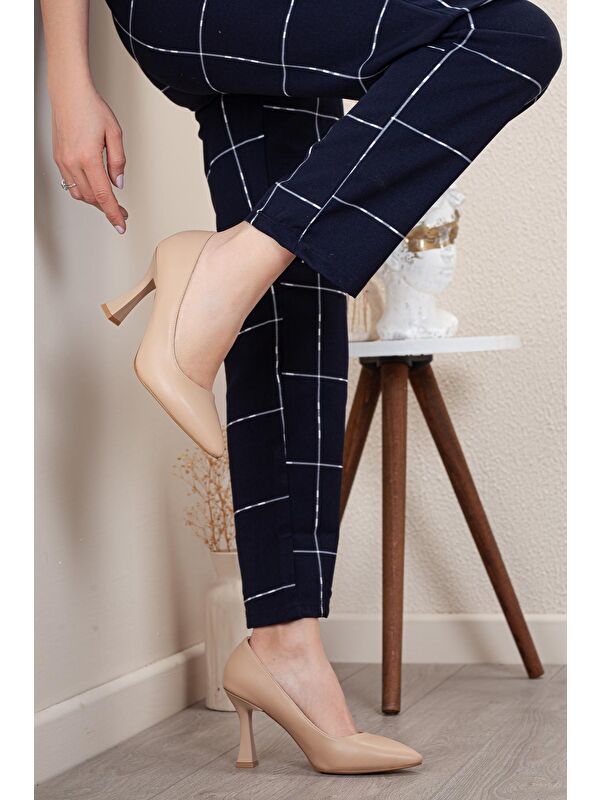 Nicole Kadın Rahat Şık Topuklu Ayakkabı - Görsel 3