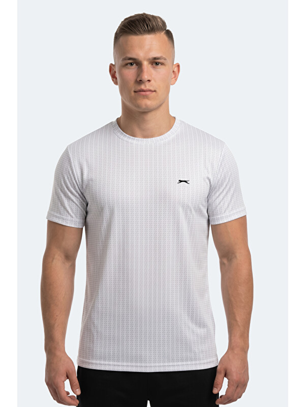 SLAZENGER RIFT Erkek Beyaz Tişört