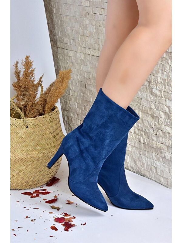 L4048913 Lacivert Kadın Bot - Görsel 5