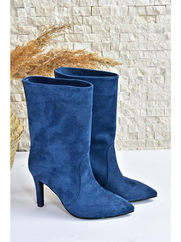 L4048913 Lacivert Kadın Bot - Görsel 6