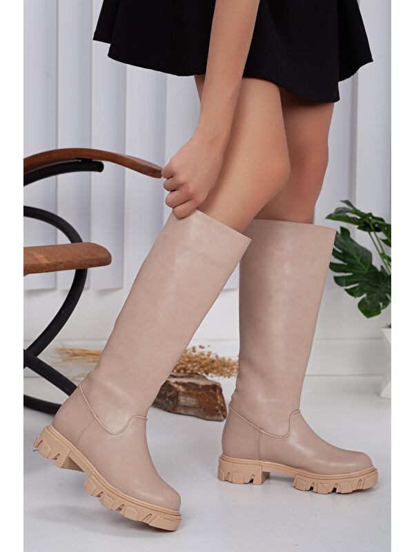 D1342 Kadın Kışlık Çizme - Görsel 4