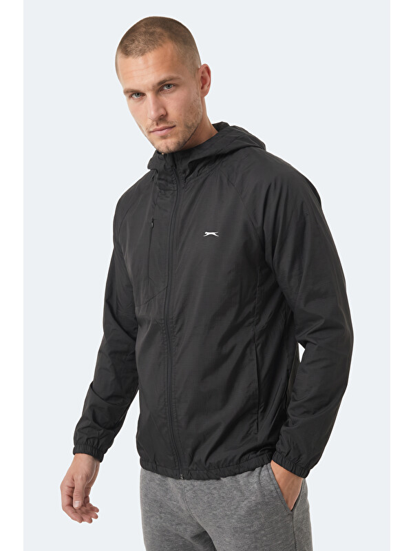 SLAZENGER REPHAR Erkek  Siyah Yağmurluk
