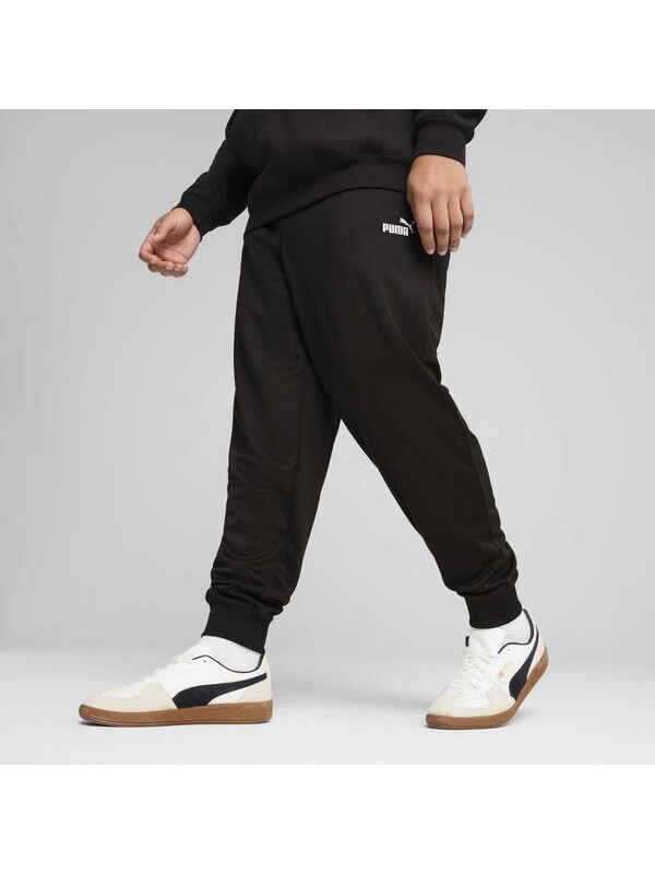 Puma Essentials No 1 Logo Poly Erkek Siyah Eşofman Altı