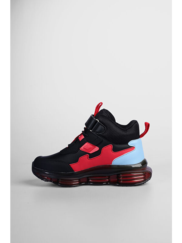 Heel Havalı Taban Erkek Çocuk Siyah Bot - Görsel 3