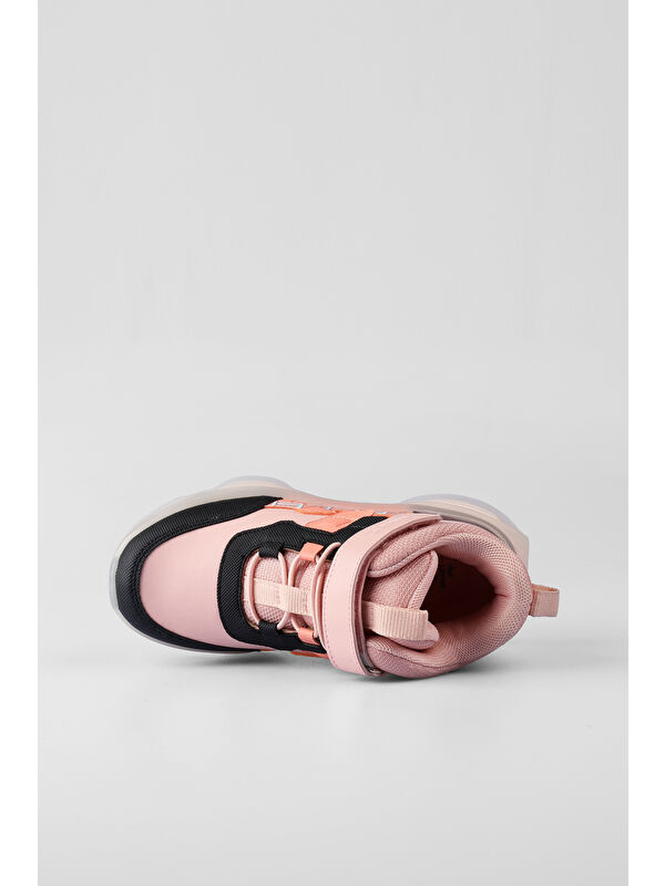 Heel Havalı Taban Kız Çocuk Pudra Bot - Görsel 7