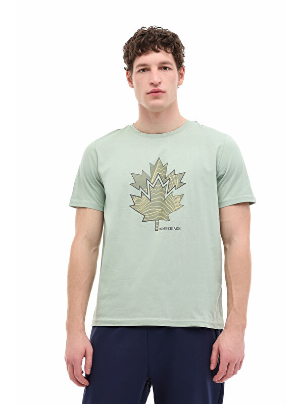 Lumberjack ML BERA 11TRV38 6FX Yeşil Erkek Kısa Kol T-Shirt