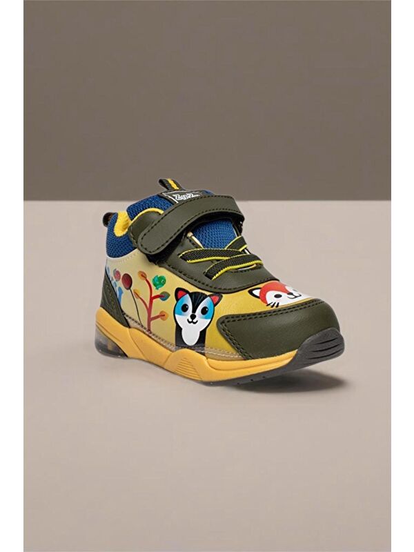 Zıpy Unisex Çocuk Bebek Işıklı Rahat Kaymaz Taban Spor Ayakkabı - Görsel 3