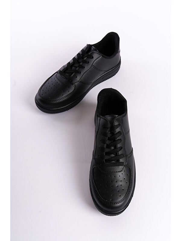 Klasik Düz Kadın Sneaker - Görsel 5