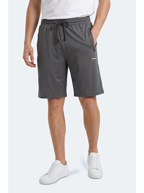 SLAZENGER HYPERACTIVE Erkek Koyu Gri Şort