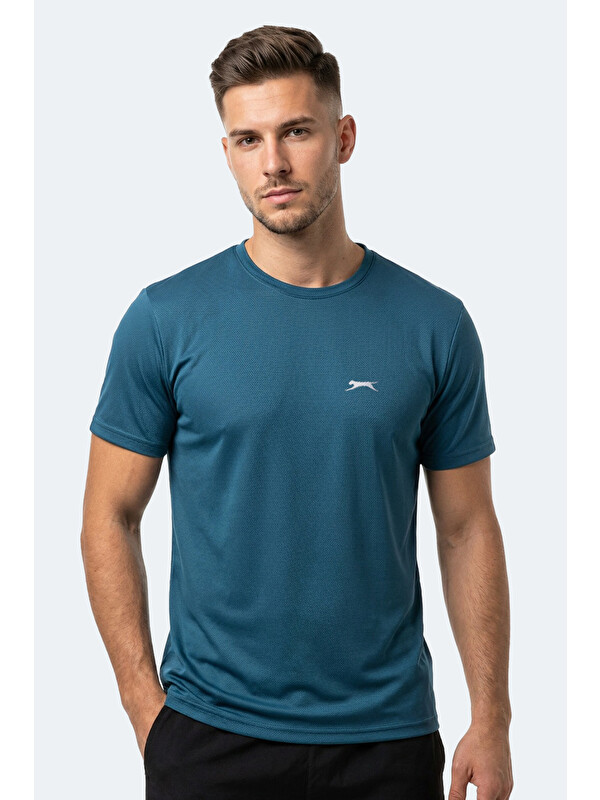 SLAZENGER HERRERA Erkek  Petrol Tişört