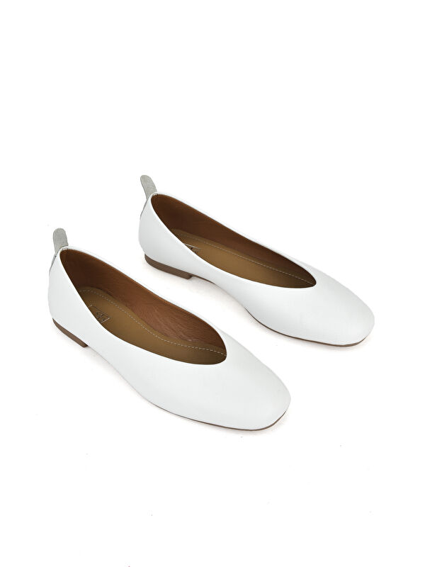 Ziya Ayakkabi Kırmızı Ziya Ayakkabi Hakiki Deri Kadın Babet 1511044Z105