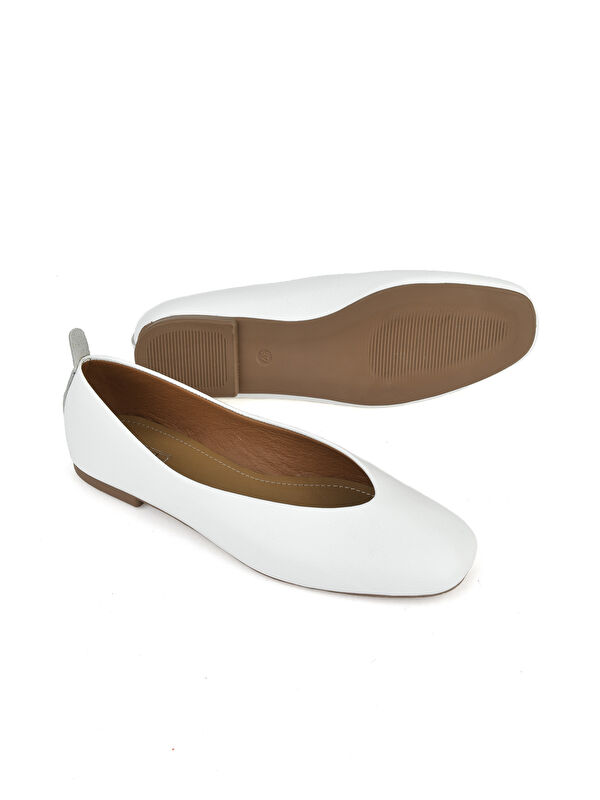 Ziya Ayakkabi Kırmızı Ziya Ayakkabi Hakiki Deri Kadın Babet 1511044Z105