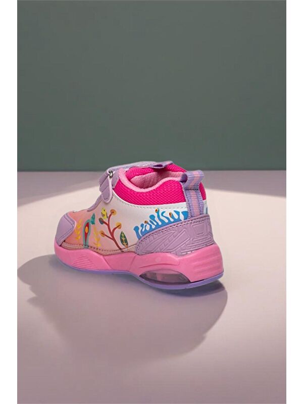 Zıpy Unisex Çocuk Bebek Işıklı Rahat Kaymaz Taban Spor Ayakkabı - Görsel 4