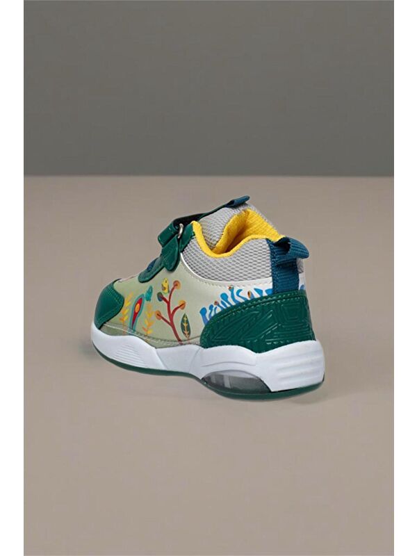 Zıpy Unisex Çocuk Bebek Işıklı Rahat Kaymaz Taban Spor Ayakkabı - Görsel 4